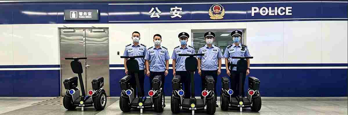 高效机动｜交通警用平衡车解决方案 - 安力盾警用平衡车专用于巡逻执勤