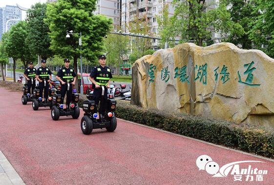 云阳公安启用安力盾警用平衡车 | 环湖绿道巡逻新利器